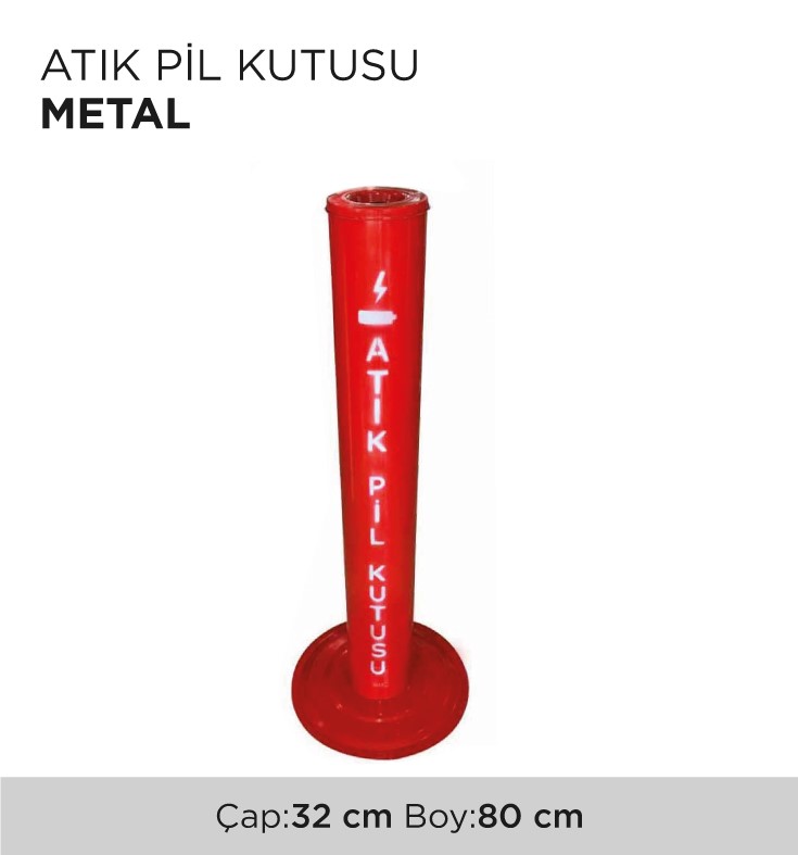 ATIK PİL KUTUSU METAL