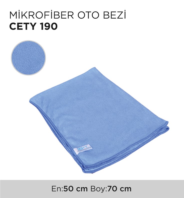 MİKROFİBER OTO BEZİ CETY 190