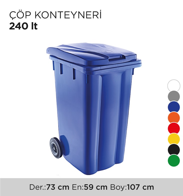 ÇÖP KONTEYNERİ 240LT