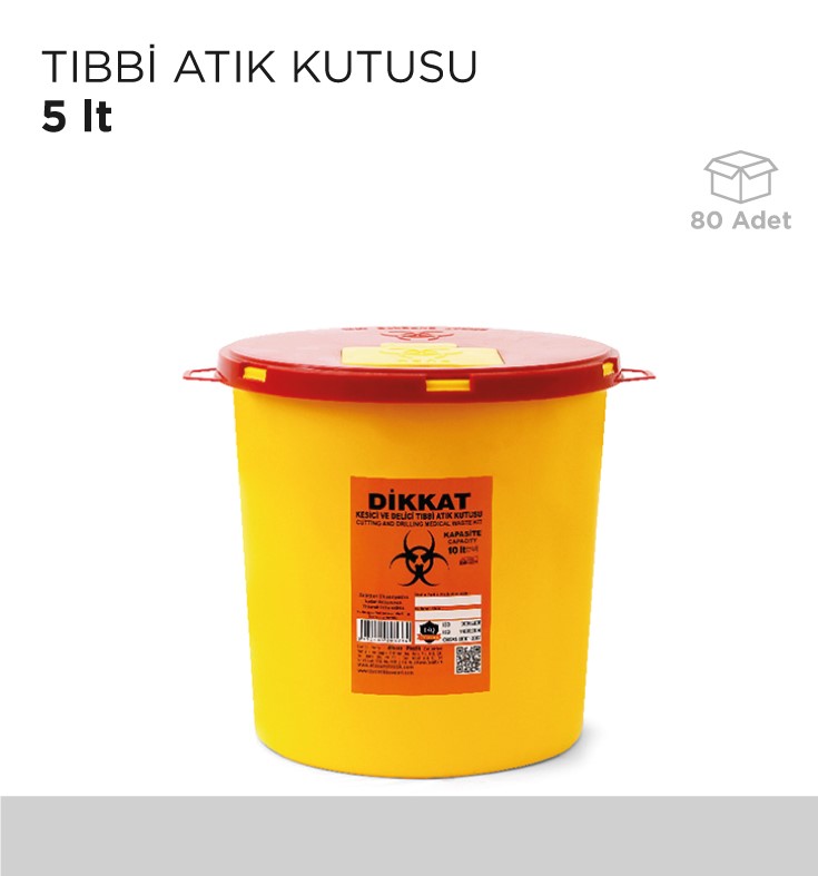 TIBBİ ATIK KUTUSU 5LT