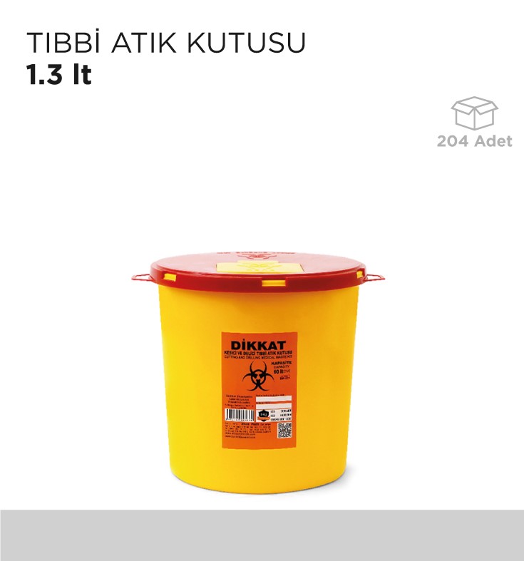 TIBBİ ATIK KUTUSU 1.3LT