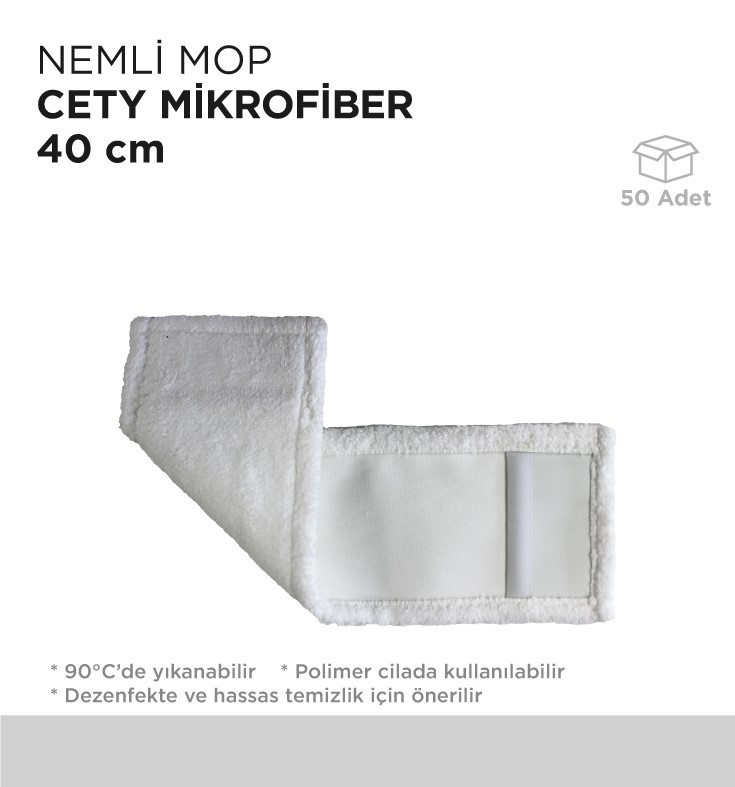 NEMLİ MOP CETY MİKROFİBER 40CM