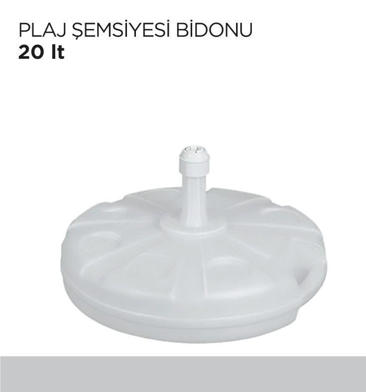 PLAJ ŞEMSİYESİ BİDONU 20LT