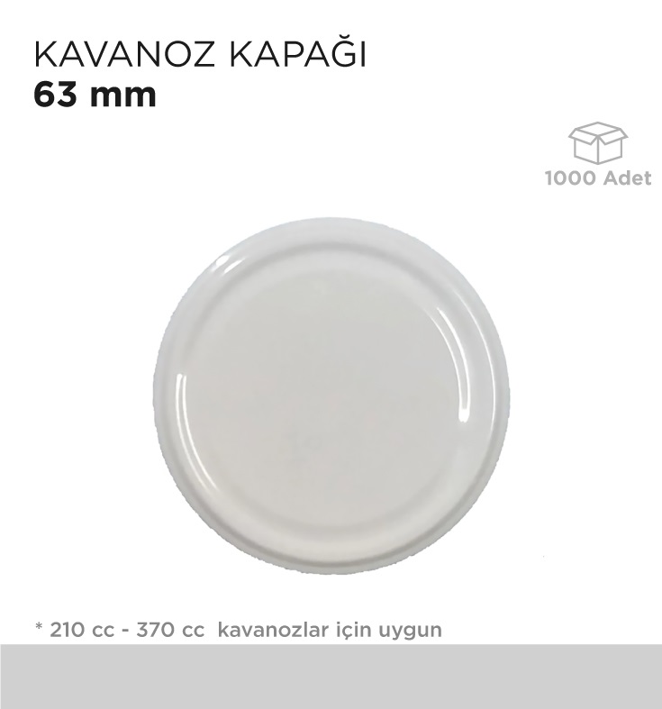 KAVANOZ KAPAĞI 63MM