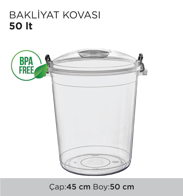 BAKLİYAT KOVASI 50LT