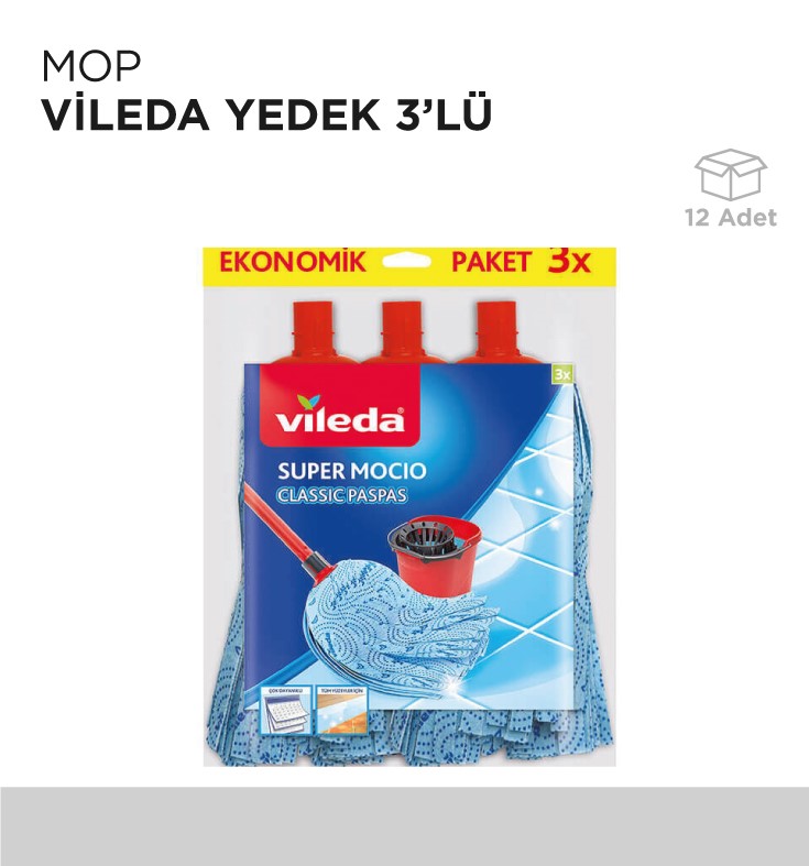 MOP VİLEDA YEDEK 3'LÜ