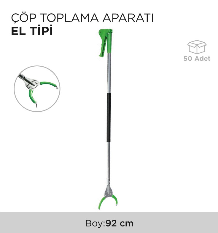 ÇÖP TOPLAMA APARATI EL TİPİ