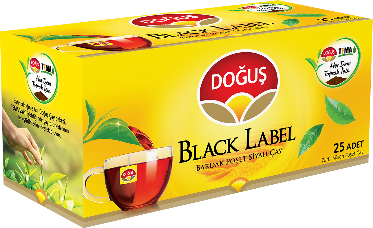 DOĞUŞ BLACK LABEL BARDAK POŞET ÇAY