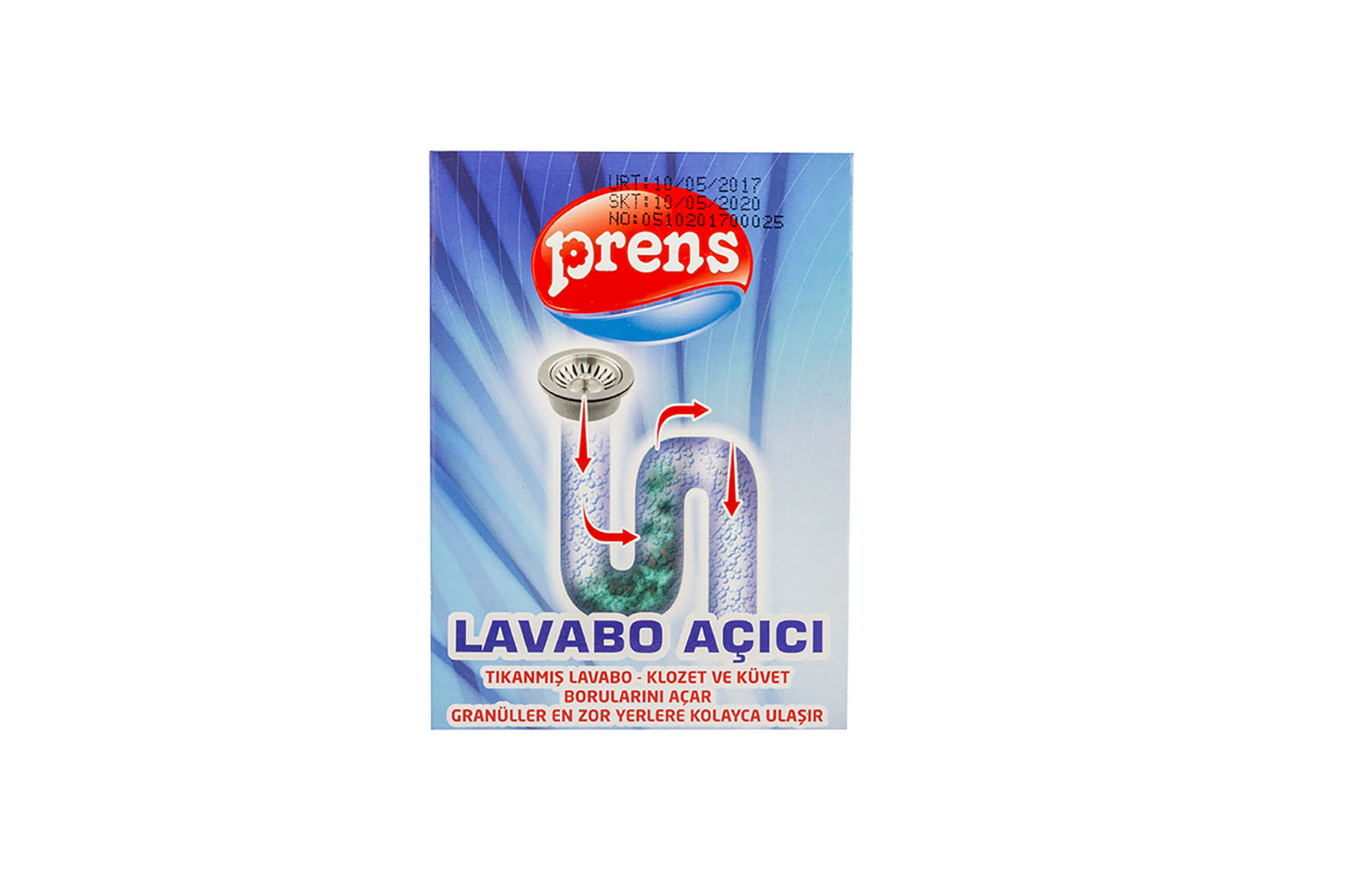 PRENS LAVABO AÇICI 100 GR