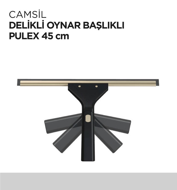 CAMSİL DELİKLİ OYNAR BAŞLIKLI PULEX 45CM