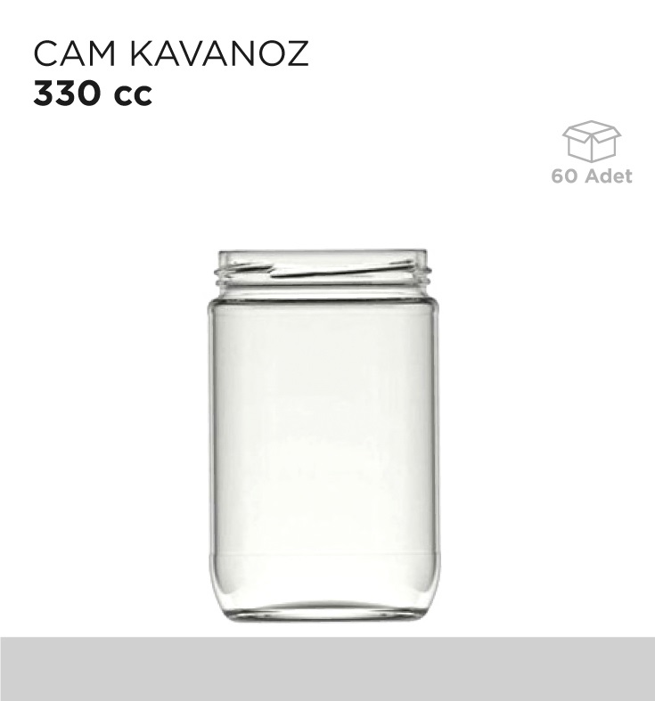 CAM KAVANOZ 330CC