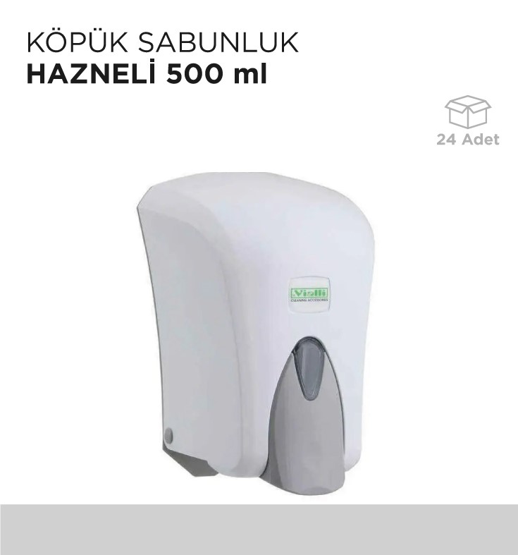 KÖPÜK SABUNLUK HAZNELİ 500ML