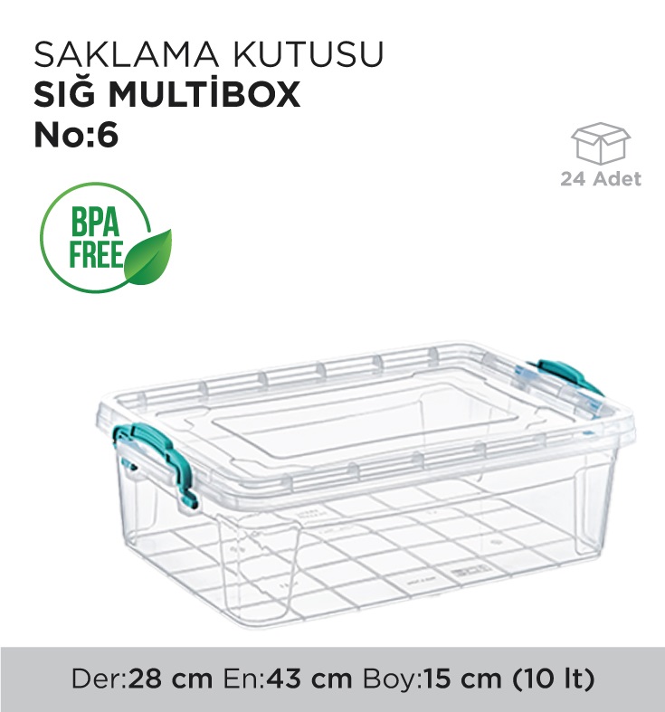 SAKLAMA KUTUSU SIĞ MULTİBOX NO 6