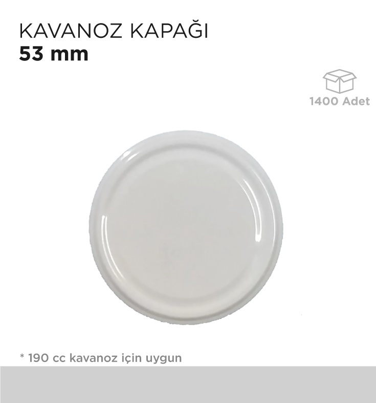 KAVANOZ KAPAĞI 53MM