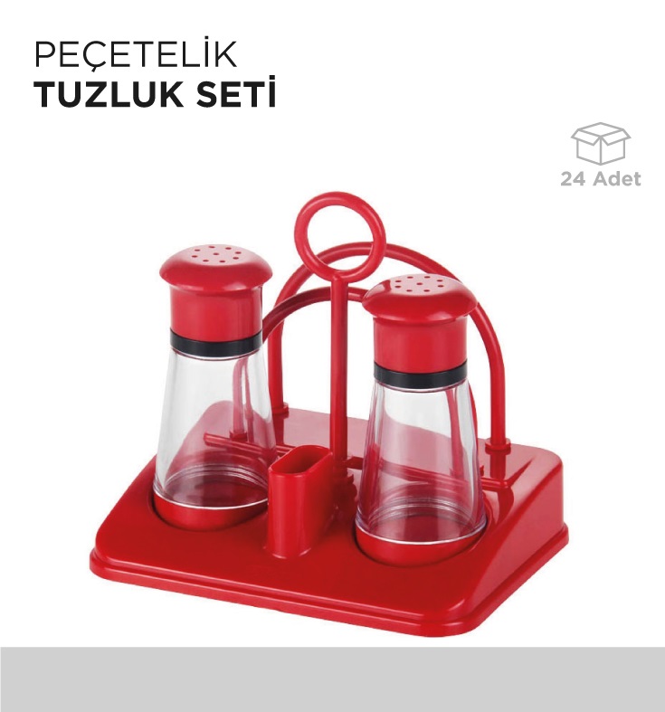 PEÇETELİK TUZLUK SETİ