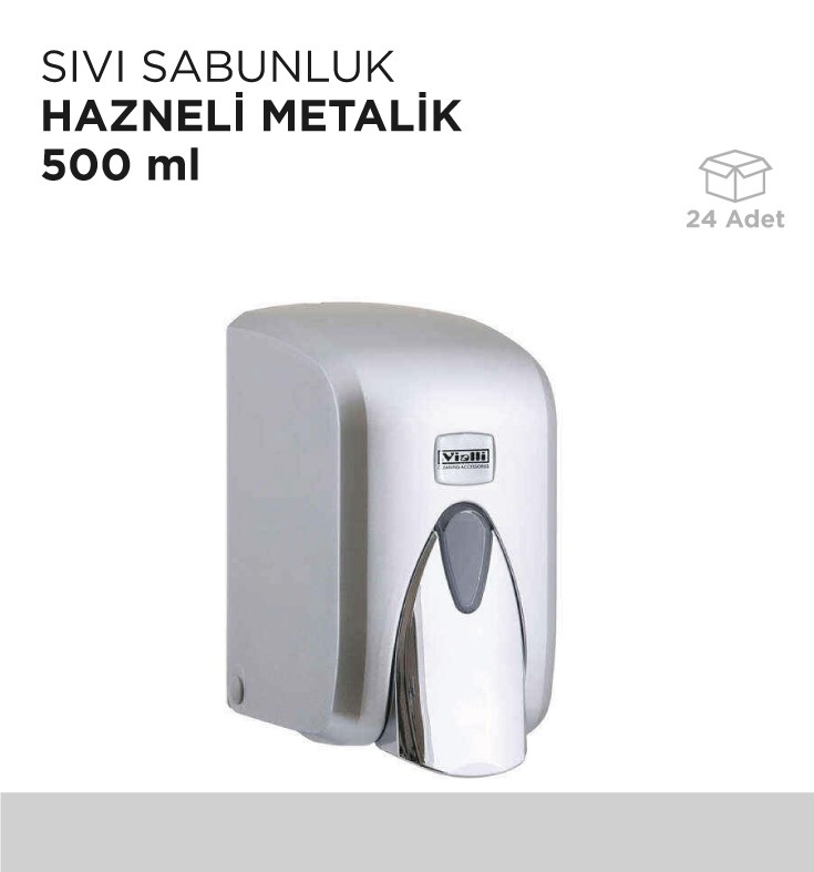 SIVI SABUNLUK HAZNELİ METALİK 500ML