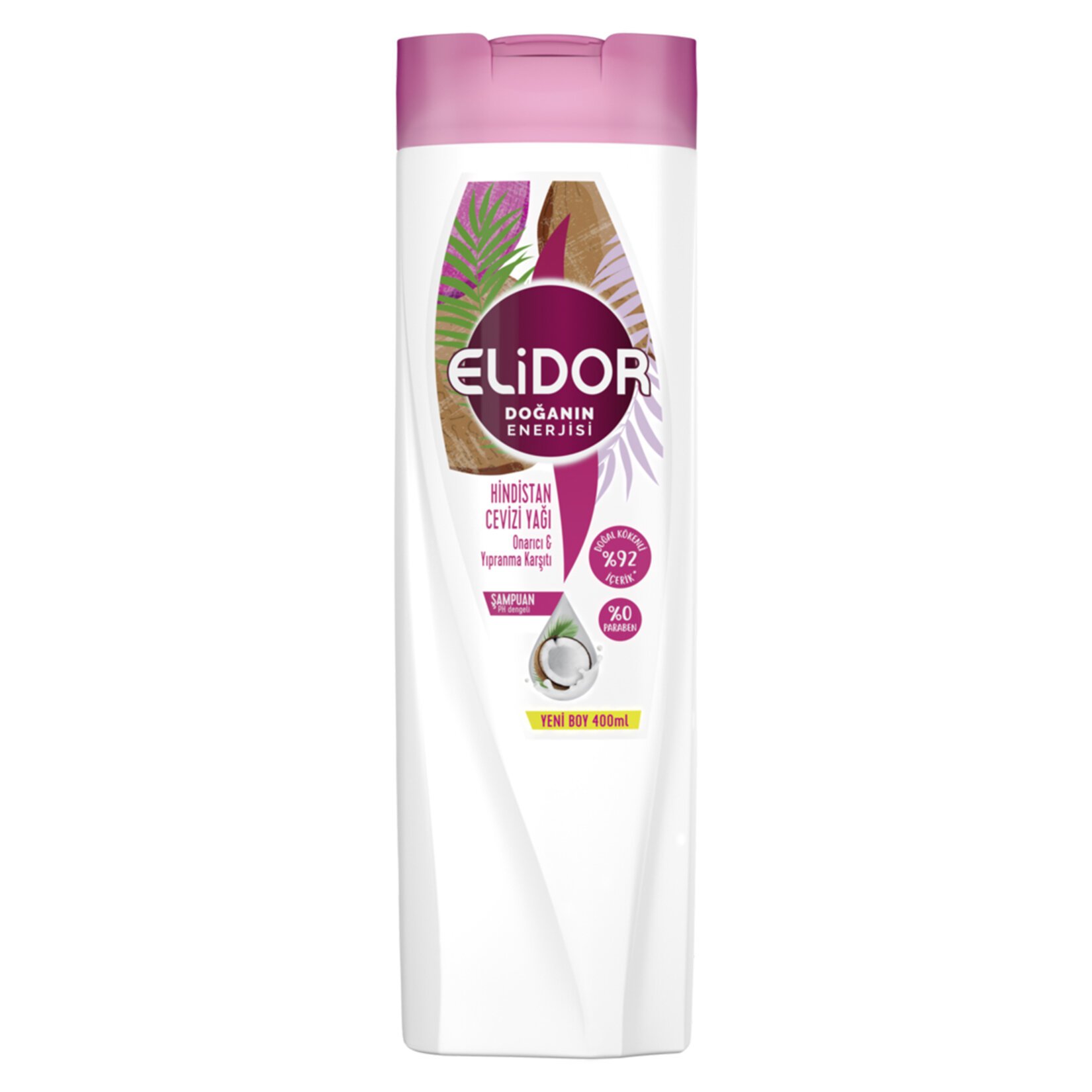 ELİDOR HİNDİSTAN CEVİZİ YAĞI ŞAMPUAN 400ML