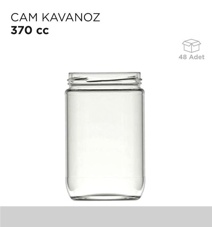 CAM KAVANOZ 370CC