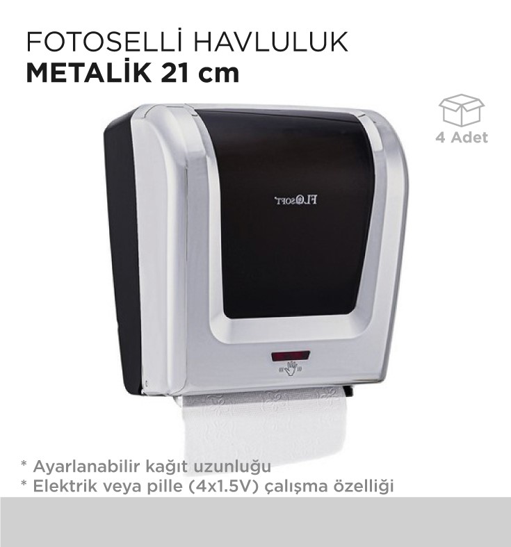 FOTOSELLİ HAVLULUK METALİK 21CM