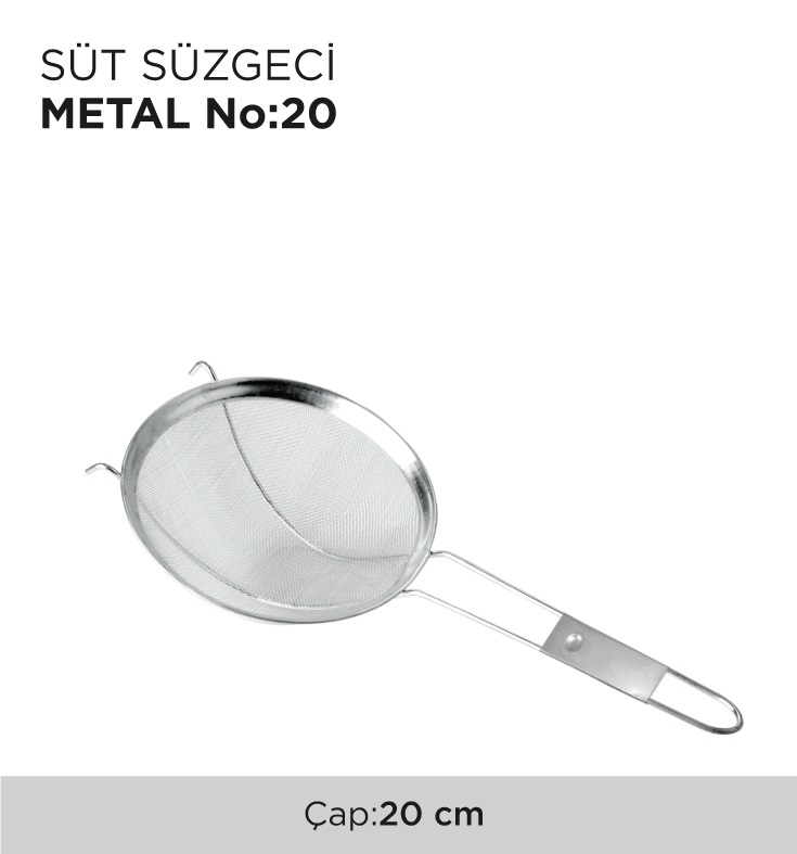 SÜT SÜZGECİ METAL NO 20