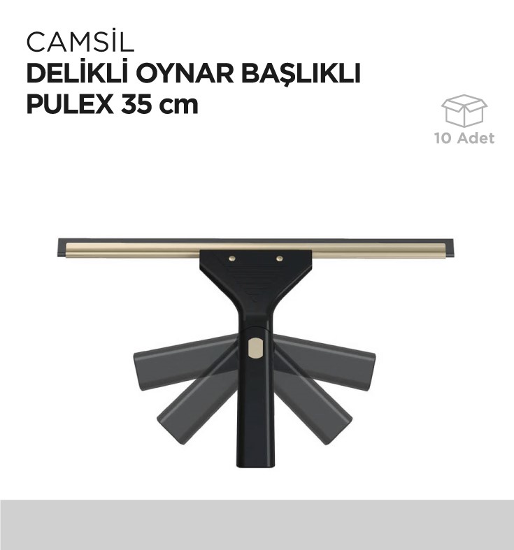 CAMSİL DELİKLİ OYNAR BAŞLIKLI PULEX 35CM