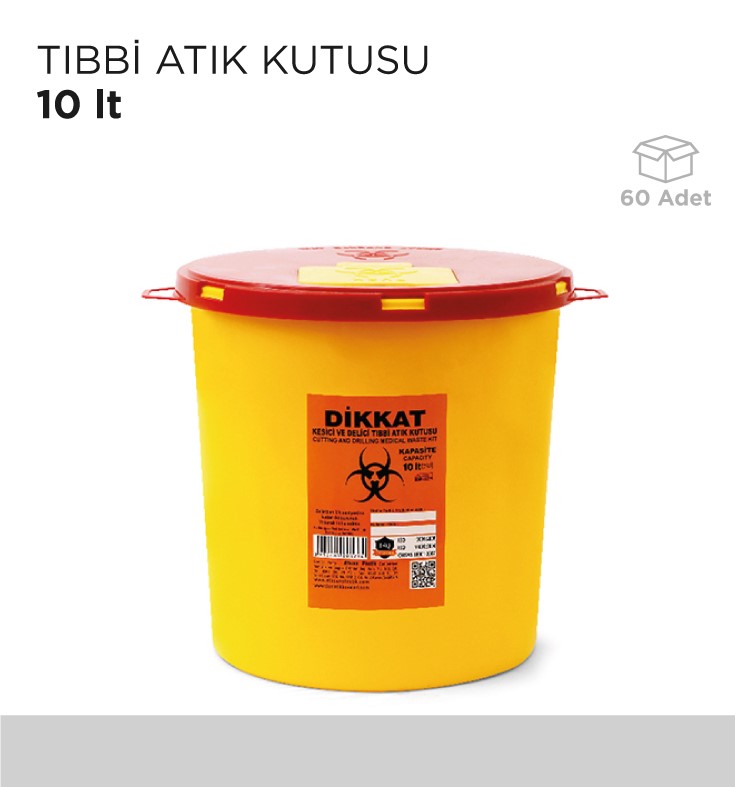 TIBBİ ATIK KUTUSU 10LT