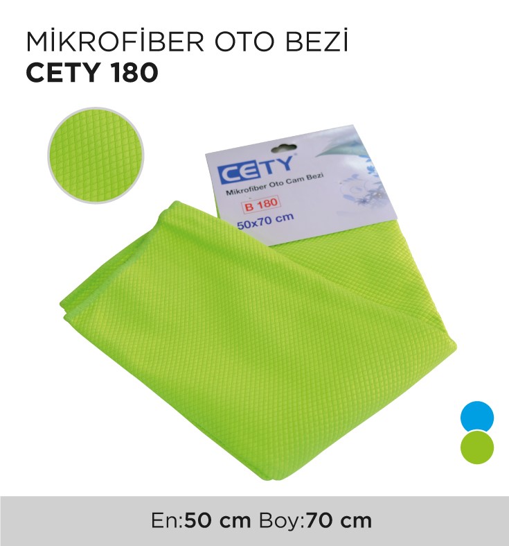 MİKROFİBER OTO BEZİ CETY 180