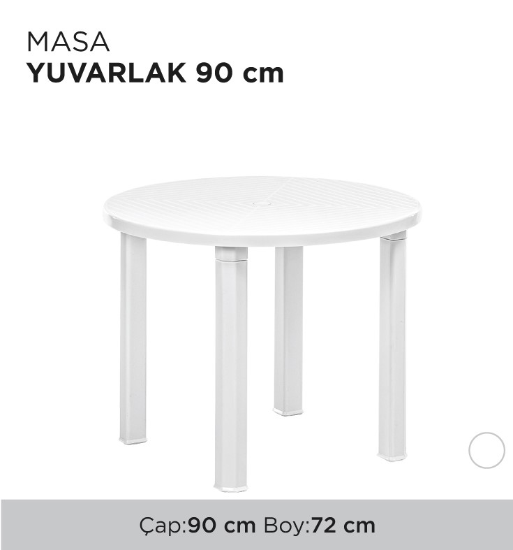 MASA YUVARLAK 90CM