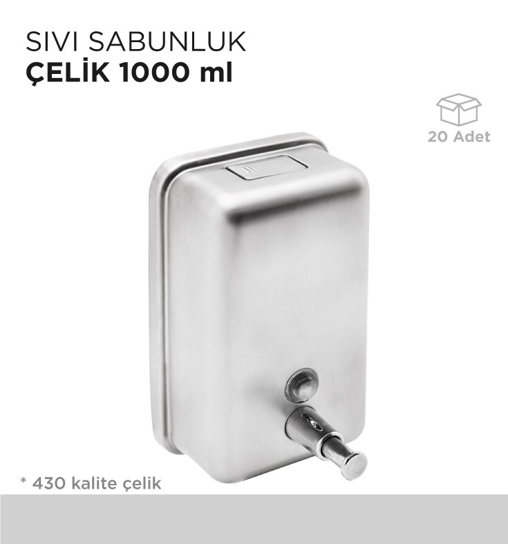 SIVI SABUNLUK ÇELİK 1000ML