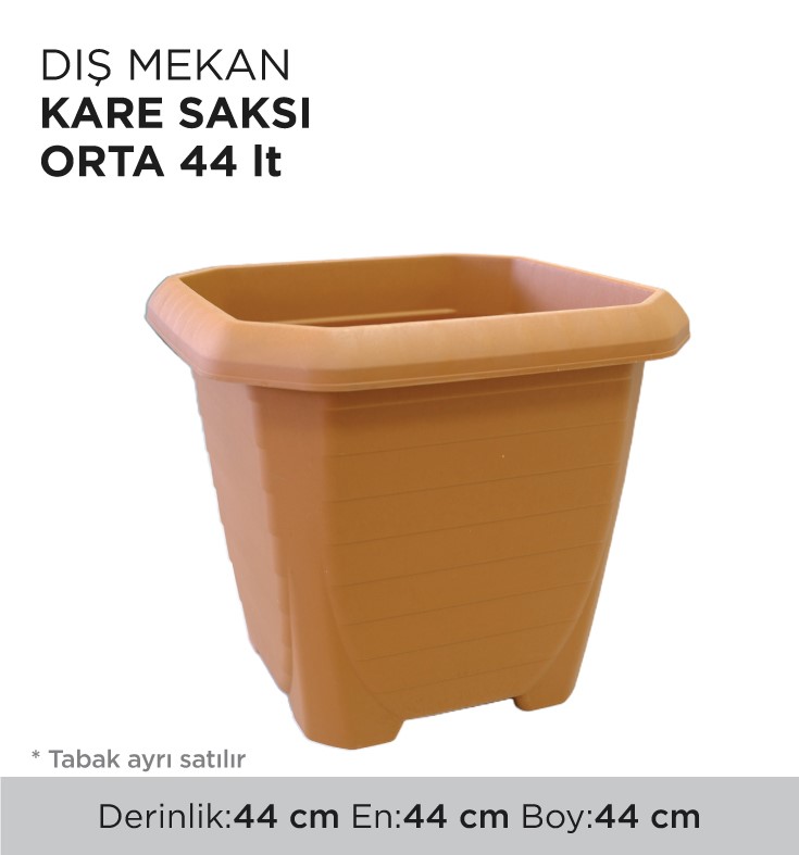 DIŞ MEKAN KARE SAKSI ORTA 44LT