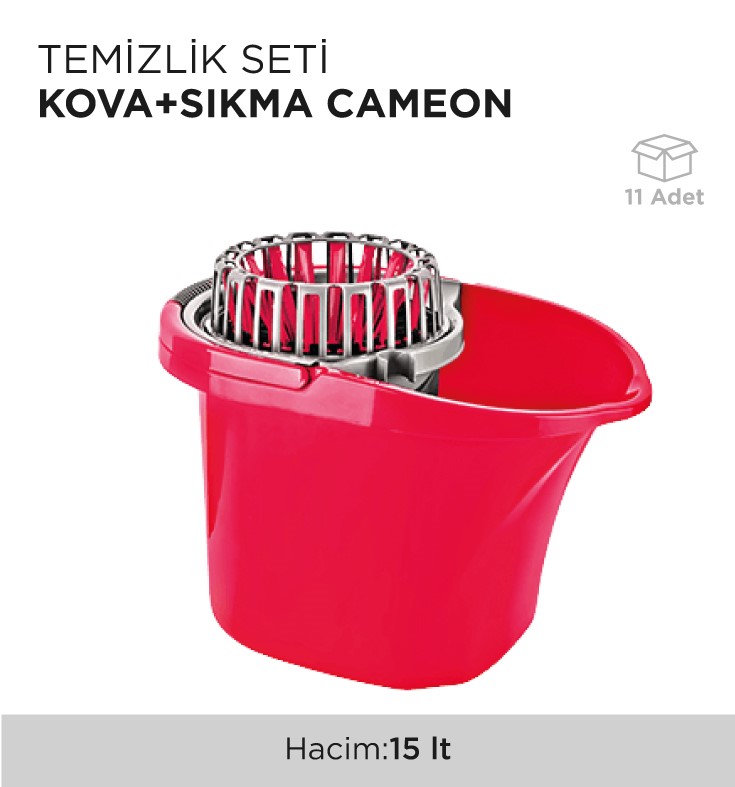 TEMİZLİK SETİ KOVA+SIKMA CAMEON