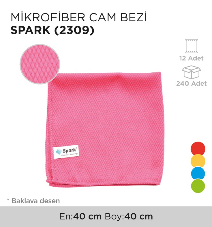 MİKROFİBER CAM BEZİ SPARK (2309)