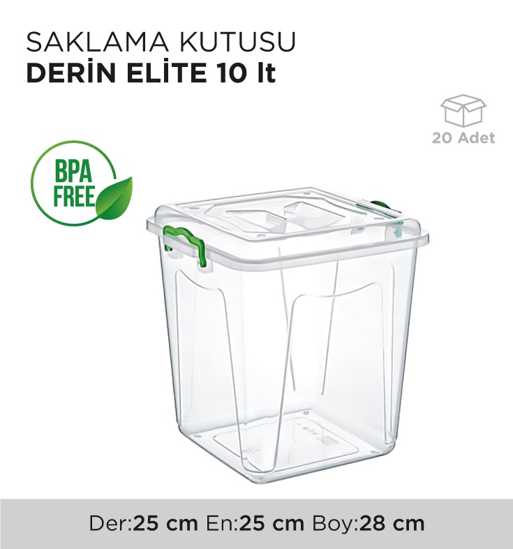 SAKLAMA KUTUSU DERİN ELİTE 10LT