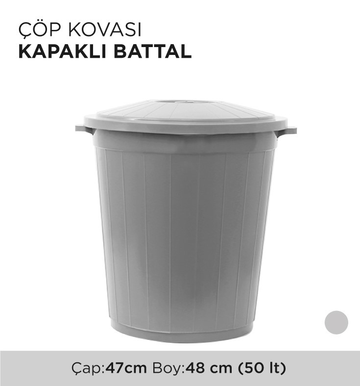 ÇÖP KOVASI KAPAKLI BATTAL