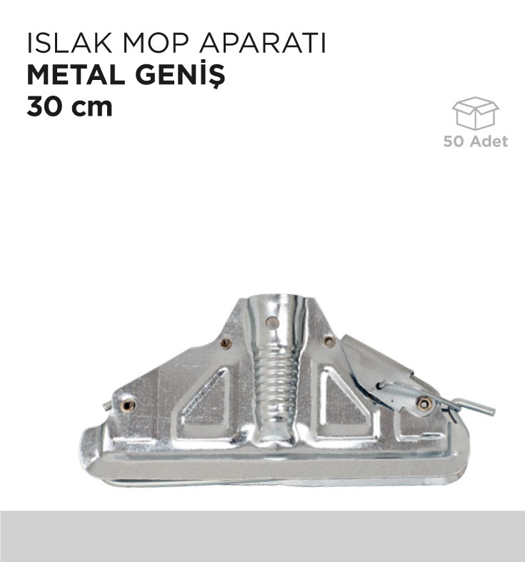 ISLAK MOP APARATI METAL GENİŞ 30CM