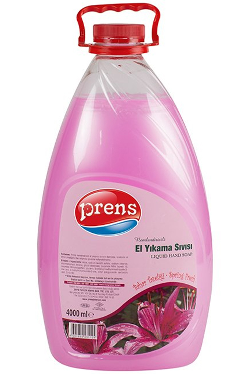 PRENS NEMLENDİRİCİ SIVI SABUN 4 LT