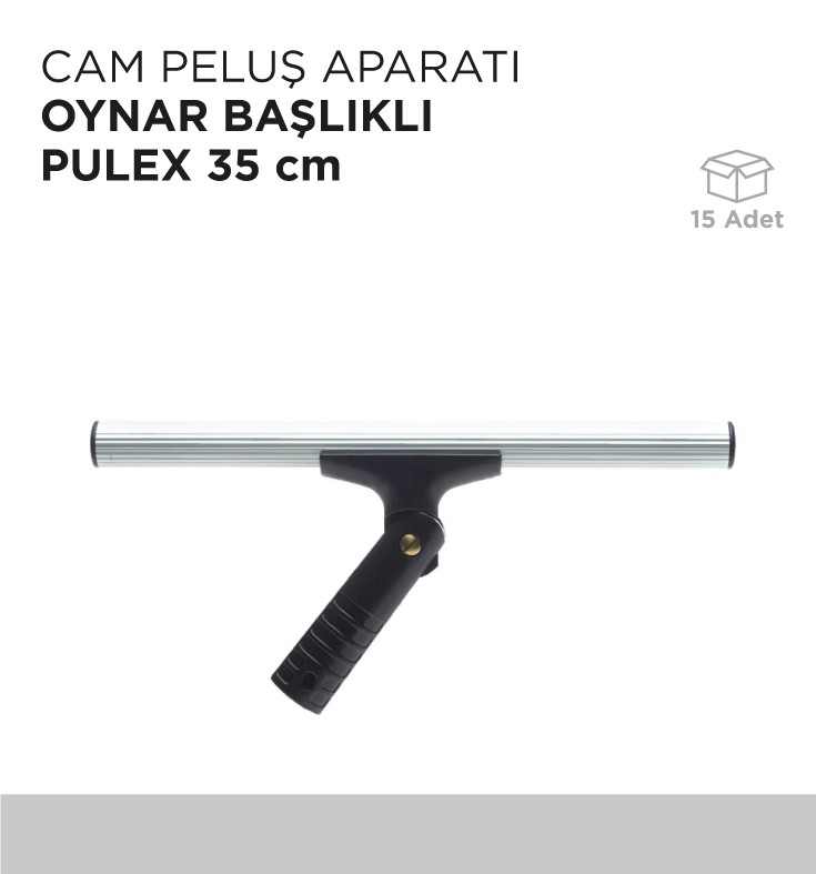 CAM PELUŞ APARATI OYNAR BAŞLIKLI PULEX 35CM