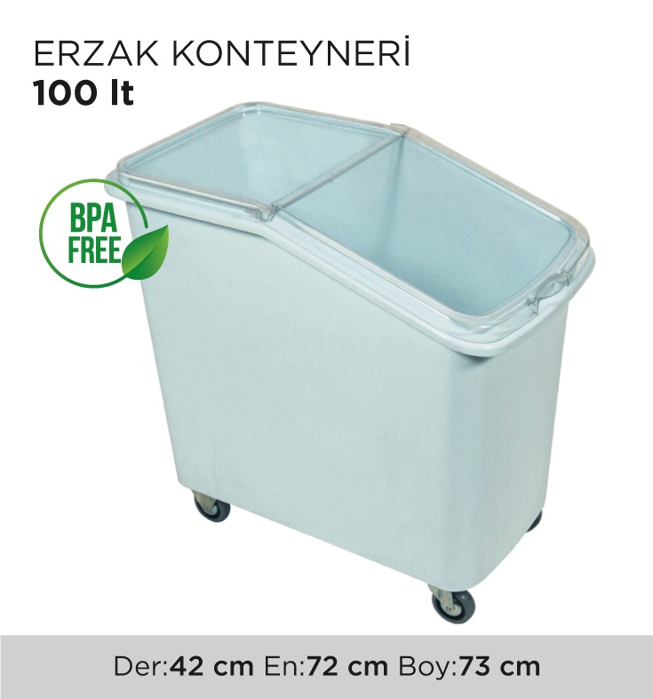 ERZAK KONTEYNERİ 100LT