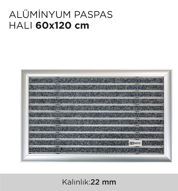 ALÜMİNYUM PASPAS HALI 60x120CM