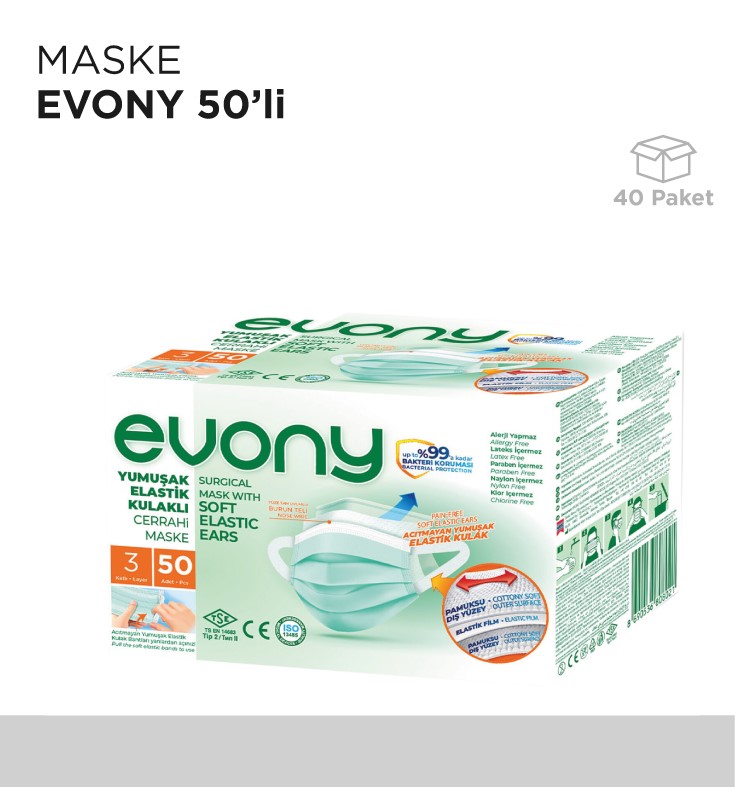 MASKE EVONY 50'Lİ