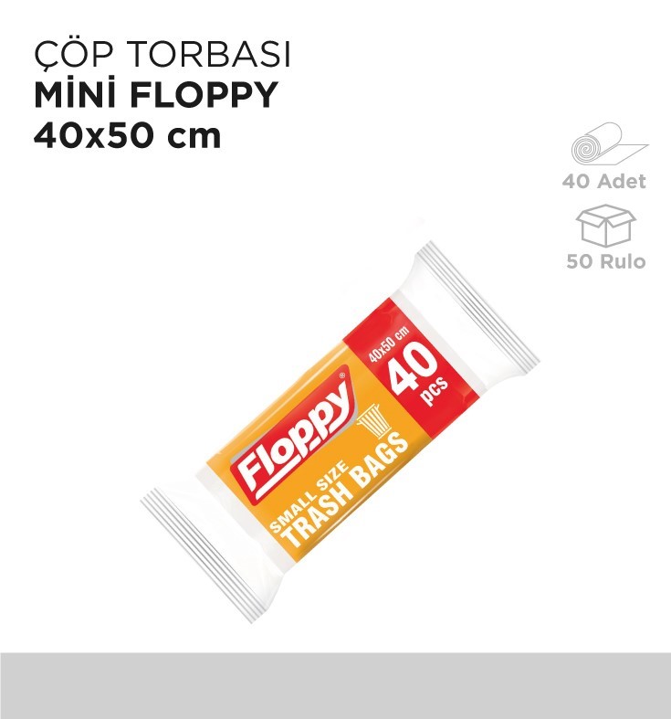 ÇÖP TORBASI MİNİ FLOPPY 40x50CM