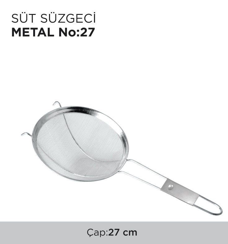 SÜT SÜZGECİ METAL NO 27