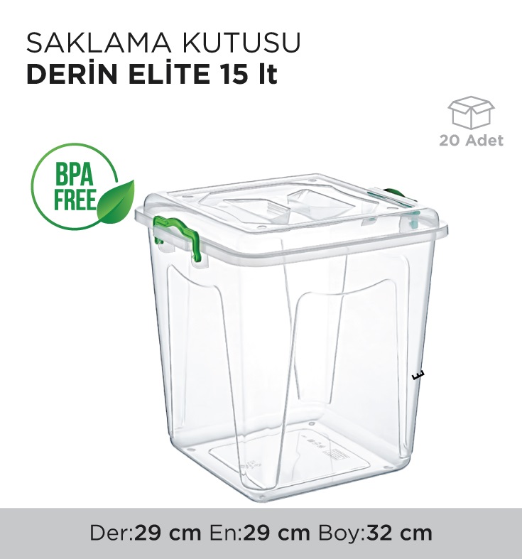 SAKLAMA KUTUSU DERİN ELİTE 15LT