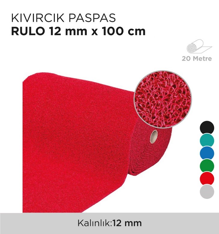 KIVIRCIK PASPAS RULO 12MM x 100CM