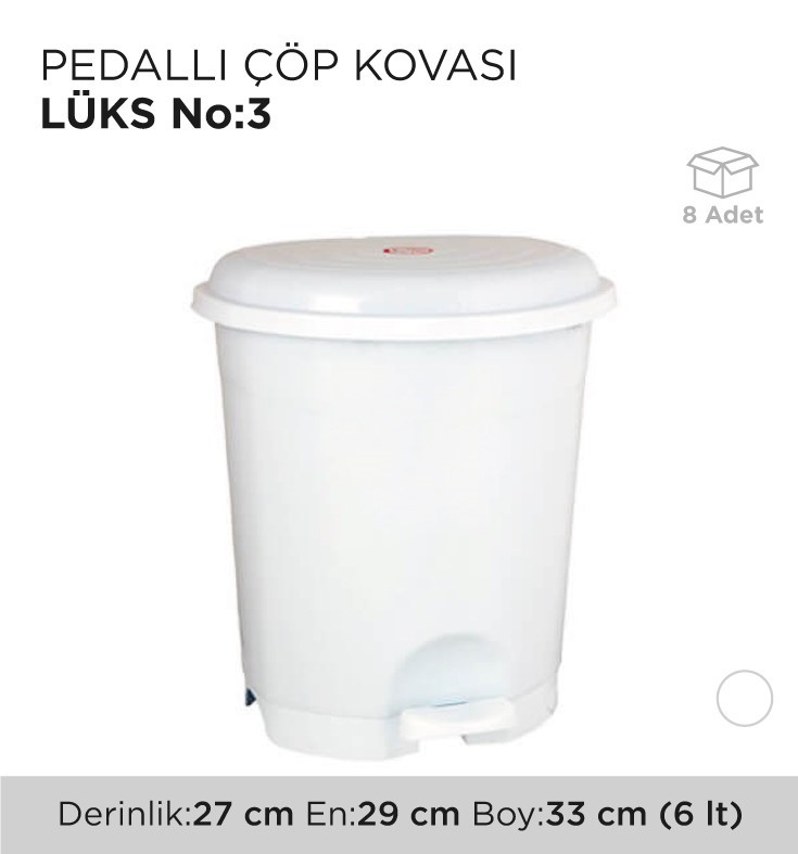 PEDALLI ÇÖP KOVASI LÜKS NO3