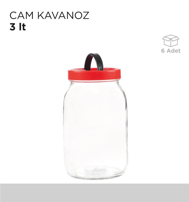 CAM KAVANOZ 3LT