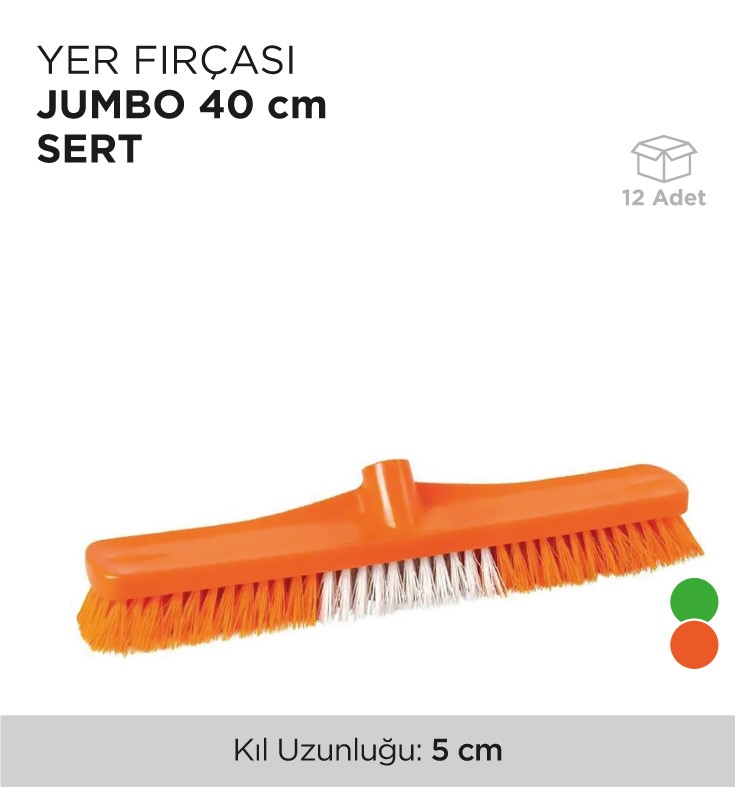 YER FIRÇASI JUMBO 40CM SERT