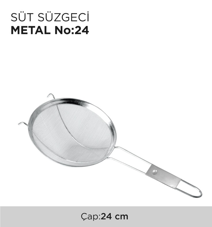 SÜT SÜZGECİ METAL NO 24