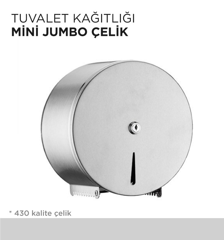 TUVALET KAĞITLIĞI MİNİ JUMBO ÇELİK