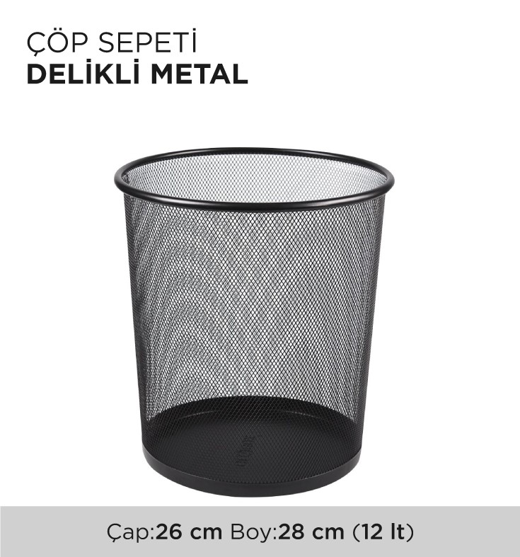 ÇÖP SEPETİ DELİKLİ METAL